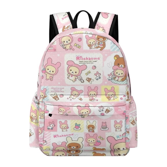 Rilakkuma Cute Anime Travel And Hiking Backpack 42x30x15cm