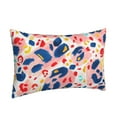 thumbnail image 2 of EasygdpHand Painted Abstract Leopard Print Polyester Fiber Double-Sided Pillowcase,Super Soft,Comfortable And Luxurious Pillowcase,Not Easy To Break Or Deform- 14"X20", 2 of 9