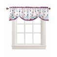 thumbnail image 7 of Tie Up Valance Curtain for Kitchen, Independence Day Flower Star Love Heart Rod Pocket Short Curtains Adjustable Tie-Up Shade Valances, Red Blue Plaid Window Treatment for Bathroom Living Room Bedroom, 7 of 7