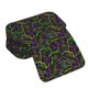 thumbnail image 4 of Disketp Neon Mardi Gras Estuche de Lápices de Doble Capa con Tapa Abatible y Cremallera, Organizador Escolar para Adolescentes y Adultos, 4 of 7