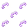 thumbnail image 2 of Seitruly Nail Art Brush Quitar maquillaje pequeño Manicure Multi Dusting Accessories Handheld Beauty Care Tool Purple Type2 NO2, 2 of 6