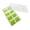B, variant on YiFudd Soft Bottom Ice Tray 8 Grids Press Silicone Fast Pop-Out for Drinks, B