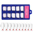 thumbnail image 5 of 100 piezas de uñas postizas de ataúd, puntas de uñas postizas herramientas de belleza de manicura puntas de uñas con funda para arte - 06 Salvador Consejos para uñas falsas de bailarina, 5 of 5