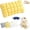 Yellow, variant on Cooling Puff Pillow for Sleeping Soft Cloud Bed Pillow Fluffy Plush Cozy Comfort for Side Sleepers Adults Breathable Down Alternative Neck Shoulder Support Bedroom (2, Gray)