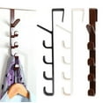 thumbnail image 4 of Plastic Over The Door Hanger Hook Plastic hook Home wall Family Robe Hats Bag Key Wall Clothes Storage Holder Rack Kitchen Bathroom, 4 of 9