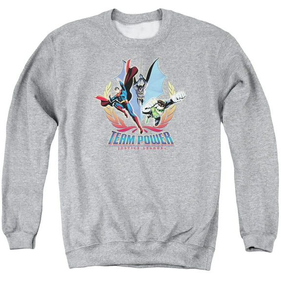 Jla - Team Power - Crewneck Sweatshirt - Medium