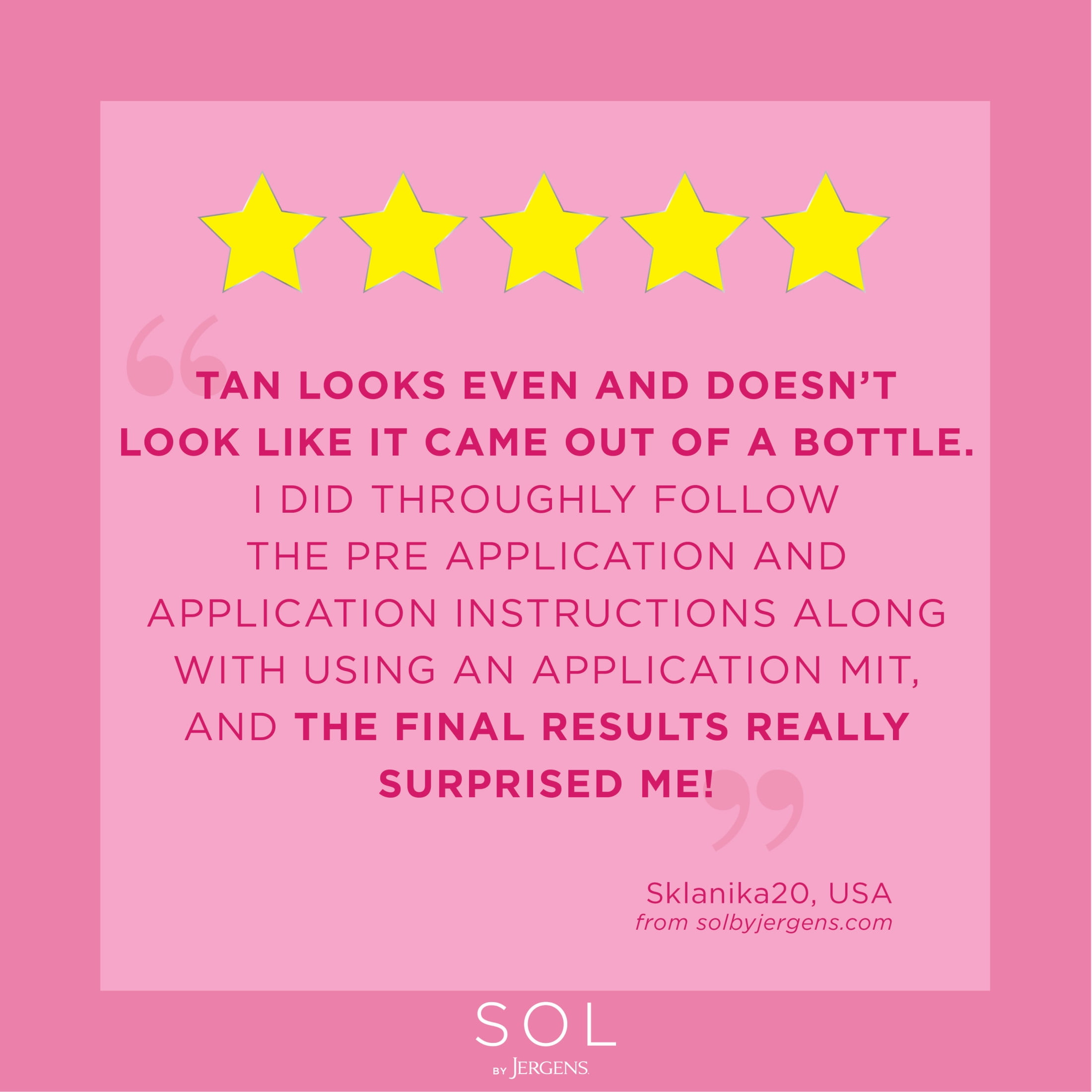 SOL by Jergens Medium Water Mousse, 5 Ounce, Water-based Self Tanner with Coconut Water, Dye-free Sunless Tanner Foam Derived from Natural Sugars