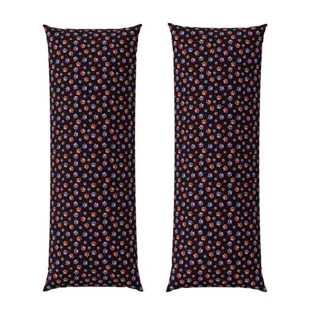 Balery Animal Paw 1 Funda Protectora para Almohada Corporal de Algodón Hipoalergénico con Cierre(55 x 21 pulgadas), Almohadas No Incluidas
