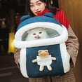 thumbnail image 5 of Warm Breathable Chest Backpack for Small Dogs - Winter Outdoor Carrying Supply, 5 of 5