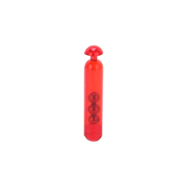 Hochet de Pêche, Poids de Pêche Légers avec Boule en Acier Inoxydable pour Accessoires de Pêche Transparent Blanc, Transparent Noir, Rouge