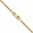 thumbnail image 4 of 14K Yellow Gold 1.75mm D/C Rope With Lobster Clasp Chain (30 X 1.75) Made In Peru 014l-30, 4 of 5