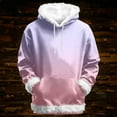 thumbnail image 4 of DHFJKG Womens Hoodies Fuzzy Trim Pocket Long Sleeve Hooded Drawstring Sweatshirt Casual Pullover Warm Winter Top Outerwear Streetwear Cozy Tops, 4 of 5