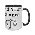 thumbnail image 5 of "Find Your Balance" 15oz Inspirational Ceramic Mug - Elegant & Durable Drinkware for the Balanced Life Seeker, 5 of 8
