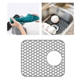 thumbnail image 3 of BIMZUC Silicone Sink Mat – Heat‑Resistant, Anti‑Slip, Easy‑Clean Kitchen Protector with Drain Holes, 11.6" x 13.6", 3 of 8