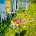 thumbnail image 6 of RRJ Bee Butterfly Hummingbird Water Feeder, Outdoor Metal Bird Bath Garden Decoration, Rust-Resistant Courtyard Patio Hanging Feeder for Attracting Pollinators and Wildlife, 6 of 7