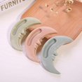 thumbnail image 2 of 6 Pcs Moon Design Self-Stick Push Pull Helper Instant Cabinet Knobs Drawer Auxiliary Handle Helper Kitchen Sliding Door Window Wardrobe Handle Sticker Convenient Opening Stick-on Handles,Mix Color, 2 of 6