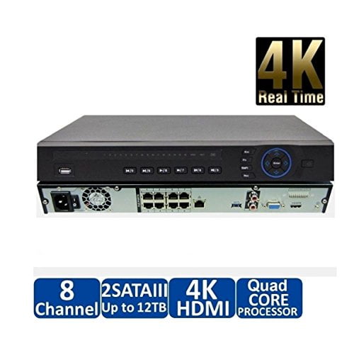 NVR4108HS-8P-4KS2 Dahua NVR IP a 8 Canali 4K H.265 8MP 8 PoE Audio Dahua 