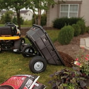 Ohio Steel 4048P-HYB 15 Cubic Foot Swivel Hybrid Lawn Tractor and ATV Dump Cart