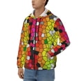 thumbnail image 3 of Naloa Colorful Tie Dye Stained Glass 1 Men’s Hoodies, Zip up Hoodie, Sweatshirts,Hoodies for Men Sizes S-3XL-Medium, 3 of 5