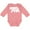 Mauve, variant on Inktastic Montana White Bear Silhouette Boys or Girls Long Sleeve Baby Bodysuit