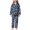 Blue, variant on Kids Halloween Pajamas Size 8-9 Years Childrens Sleepwear Long Sleeve Top and Pants Soft Comfortable Set Pjs for Girls Blue