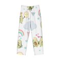 thumbnail image 4 of Daiia Green Blue Avocado Men's Sleep Pant with Pockets and Drawstring,Pajama Pants-Medium, 4 of 9
