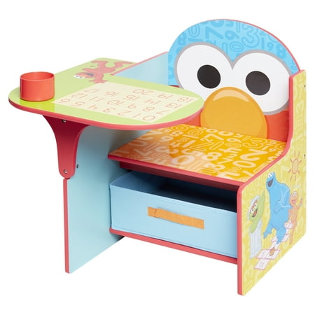 Sesame Street Elmo Toddler Desk Chair with Storage