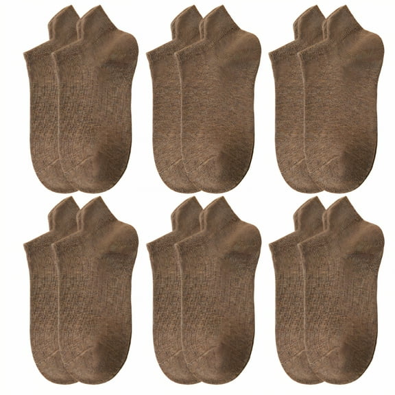 TELOLY 6Pcs Ankle Socks for Women,Cotton Comfort Fit No Show Socks Womens,Enhanced Foot Freshness Womens Ankle Socks,Multicolor