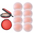 thumbnail image 1 of 4 pairsSilicone Nipple Shields, Women's Reusable Adhesive Invisible Nipple Shields, Round, Flower Shaped, 1 of 7