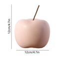 thumbnail image 3 of Adorno de cerámica con forma de fruta para sala de estar, 12 x 12 x 12 cm, color rosa, ideal para muebles de TV y tapicería.,Vsgery, 3 of 8