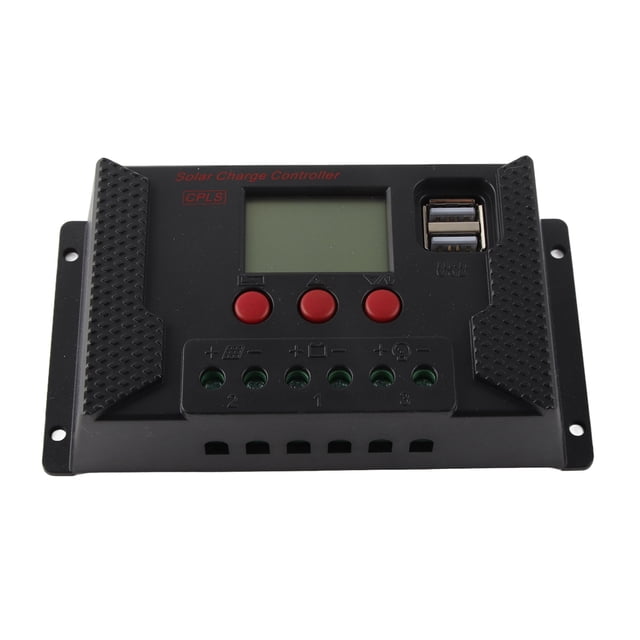 Controlador de Carga Solar Inteligente Sincero 30A 12V/24V con 2 Puertos USB