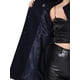 thumbnail image 4 of Abrigo de capa de doble botonadura con mangas abiertas para mujer Inspire Chic, color azul oscuro, talla M, 4 of 5