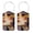 Multi2, variant on RATGON 2 Pack Luggage tag PU Leather with Stainless Steel Loop Rainforest Tiger Travel Trip