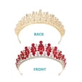 thumbnail image 7 of OUNONA Elegant Bridal Headband with Red Rhinestones, 1 Piece for Weddings, Formal Events, Homecoming, Proms, and Special Occasions, 7 of 7