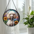 thumbnail image 5 of 89Bloom Poodle Window Hanging Stained Glass, Poodle Suncatchers for Windows Stained Glass, Stained Glass Dog suncatcher, Dog Stained Glass, 5 of 8