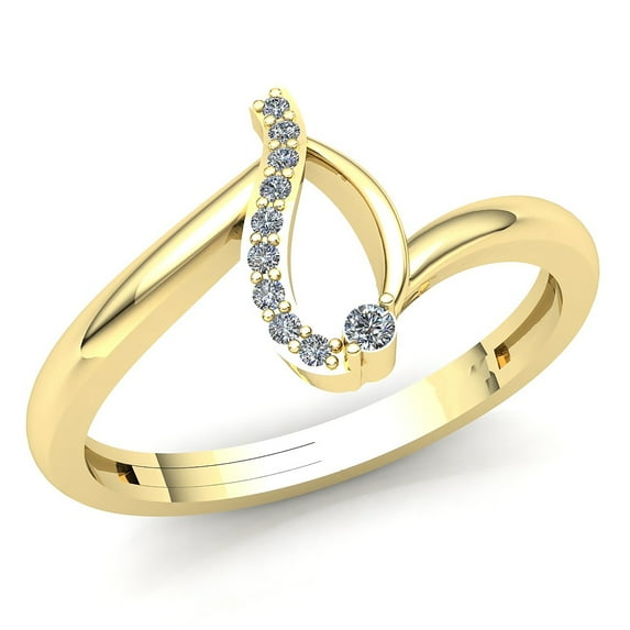 Genuine 1ctw Round Cut Diamond Ladies Accent Personalized Anniversary Wedding Band Solid 18K Rose, White or Yellow Gold G SI1