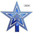 thumbnail image 4 of Una estrella navideña azul con un toque moderno para la punta del árbol, 4 of 4