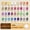 36 Colors, variant on Pearlescent Solid Watercolor Paint Set, Robust Metallic Shimmer Palette with Water Brush Pen, Sturdy Resilient Nail Art Craft Glitter Pigment, 24 / 36 / 60 Colors, 1SET
