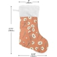 thumbnail image 2 of Coolnut 17.7 Inch Christmas Stockings, 1 PCS Vintage Flower Meadow Presonalized Large Stocking Sock for Family Holiday Xmas Party Decorations, 2 of 7