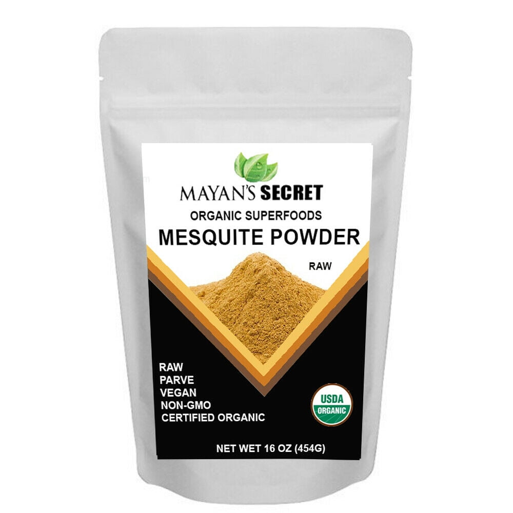 Mesquite Powder USDA Certified Organic Non GMO, Vegan Protein Superfood Natural
