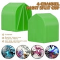thumbnail image 3 of piaybook Office & Craft & Stationery 8oz Acrylic Pour Cup, 4 Channels Paint Pouring Split Cup Art Pour Supplies for Adults and Students,Green, 3 of 8