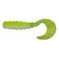 thumbnail image 2 of Big Bite Baits FG2-14 Fat Grub Curl Tail 2", Green Weenie 10 Per Pack, 2 of 5