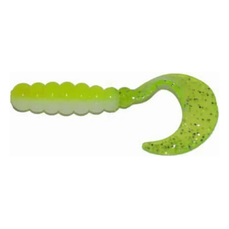 Big Bite Baits FG235 2 in. Fat Grub Watermelon Ghost Fishing Lure - Pack of  10 