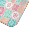 thumbnail image 5 of Pioneer Flower Floral Print Pattern Kitchen Dish Drying Mat 1 Pack, Ultra Absorbent Microfiber Drainer Mat, 16"x18", 5 of 6