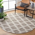 thumbnail image 2 of SAFAVIEH Vermont Hyde Geometric Area Rug, 6' x 6' Round, Beige/Ivory, 2 of 5
