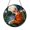 Acrylic 3.5 Inch, variant on Fox Lake Stained Glass Suncatcher Floral Sunset Scene Window Hanging Decor Woodland Gift