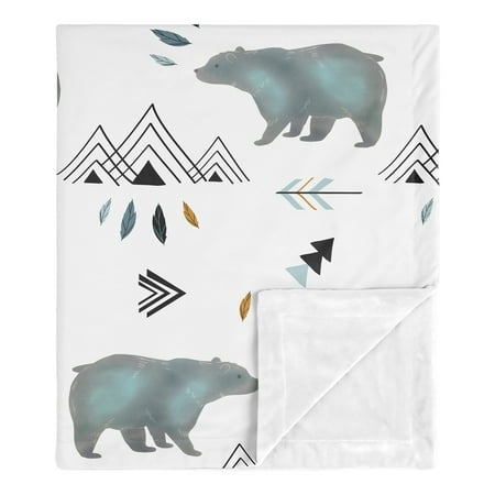 UPC: 0846480069652 | Bear Mountain Security Baby Blanket by Sweet Jojo Designs