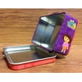 thumbnail image 2 of BNIP Mini Dora the Explorer Box Pink & Purple Tin Lunch Box Handle Working Clasp, 2 of 4