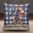 thumbnail image 2 of Patriotic Australian Cattle Dog 4th of July Independence Paws Pillowcase Double Sided Heeler Lover Gifts Pillow Case Covers - 02010, 2 of 3