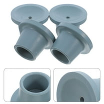 Pawsdot 4Pcs Stool Leg Floor Protectors Grey Rubber Non Slip Chair Leg Caps